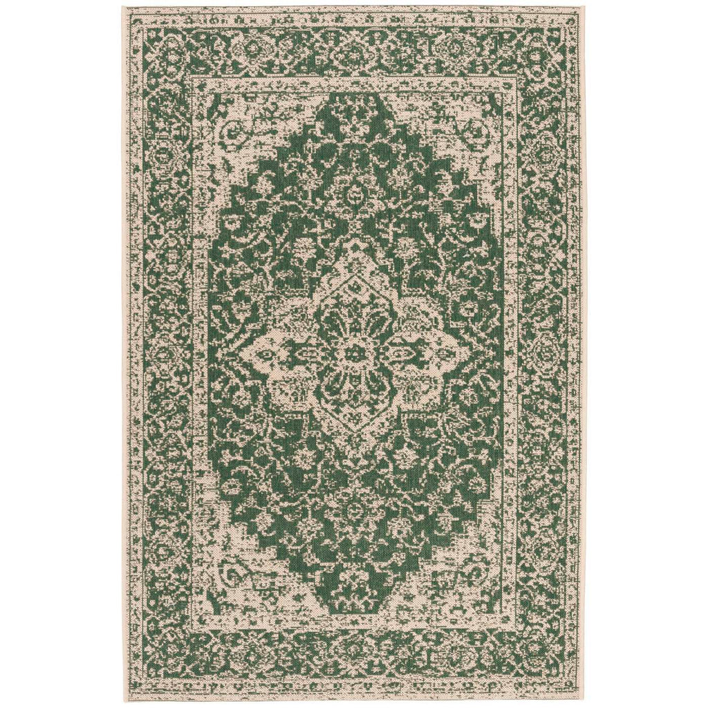 Safavieh Linden Rug Collection: LND137Y - Green / Creme