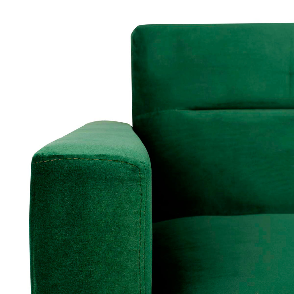 Safavieh Tribeca Foldable Sofa Bed - Emerald / Steel