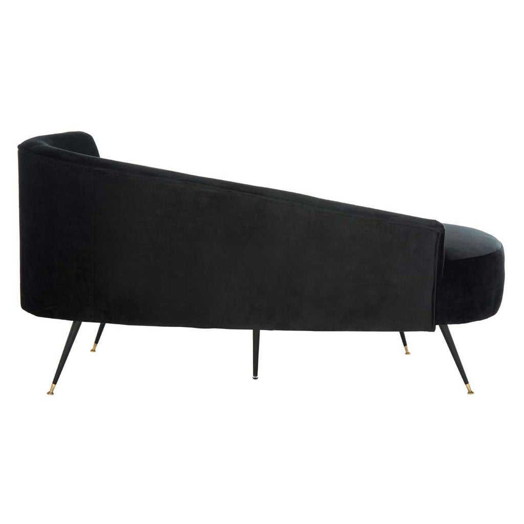 Safavieh Evangeline Parisian Settee - Black