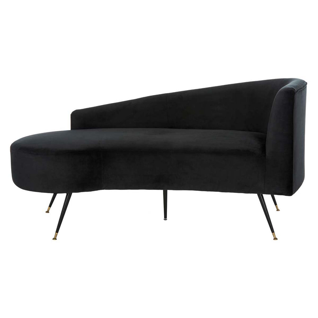 Safavieh Evangeline Parisian Settee - Black