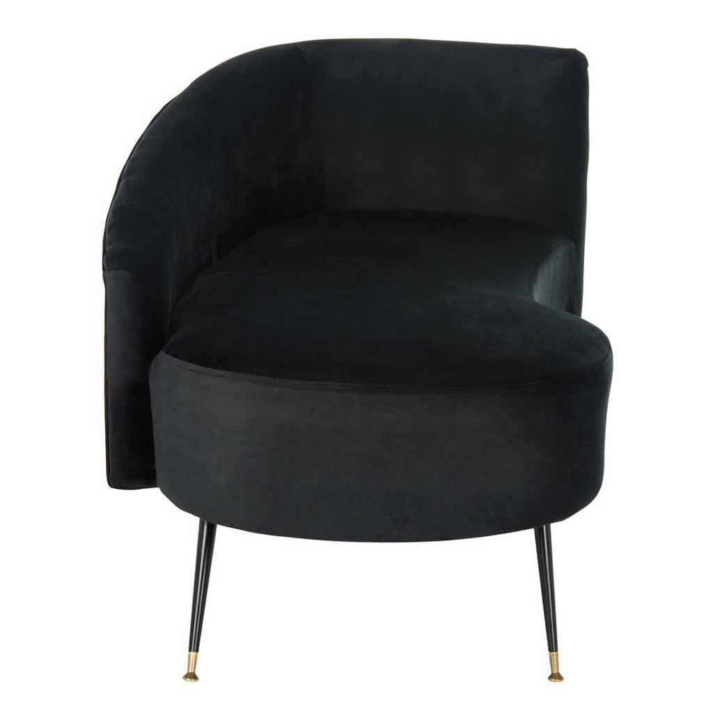 Safavieh Evangeline Parisian Settee - Black