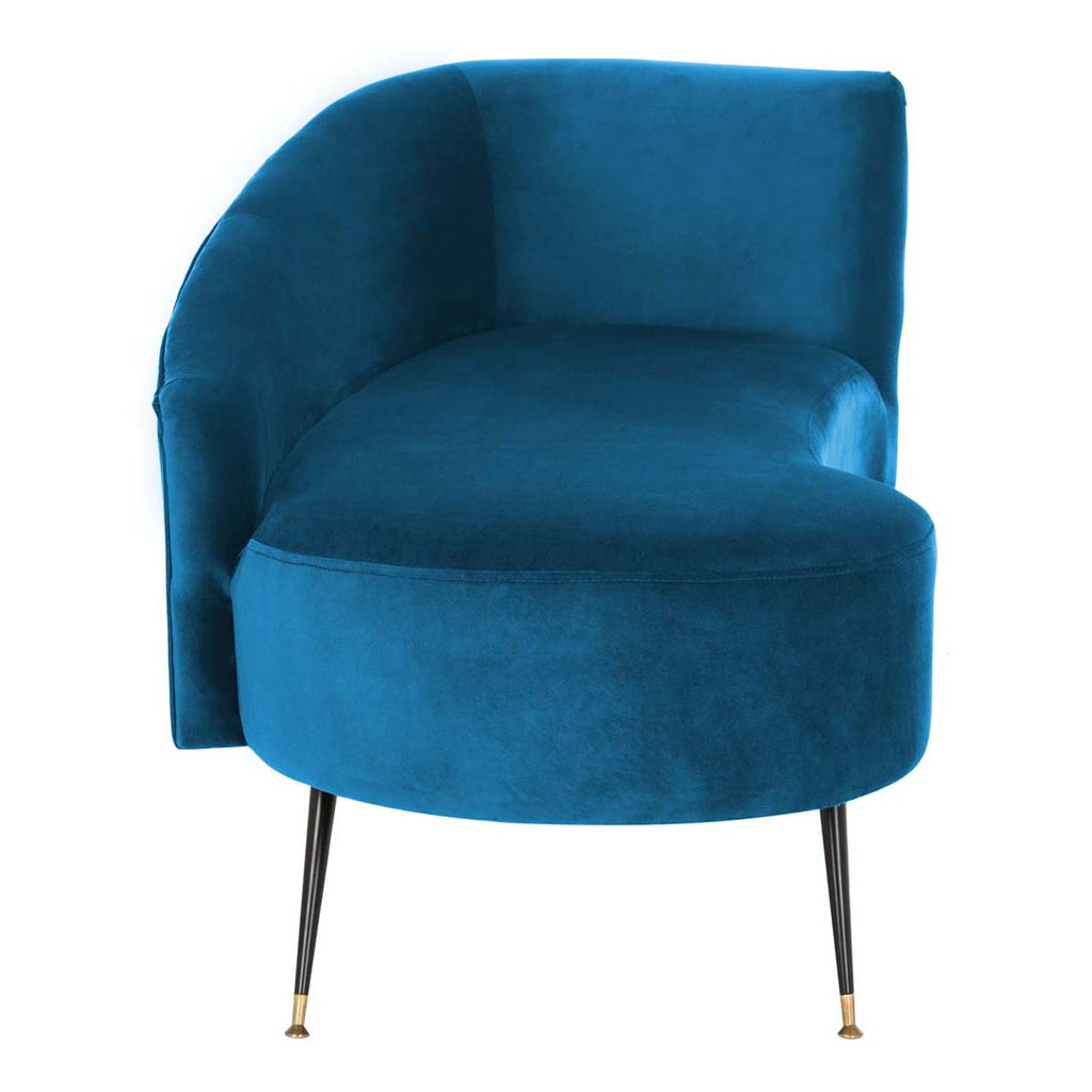 Safavieh Evangeline Parisian Settee - Navy / Black