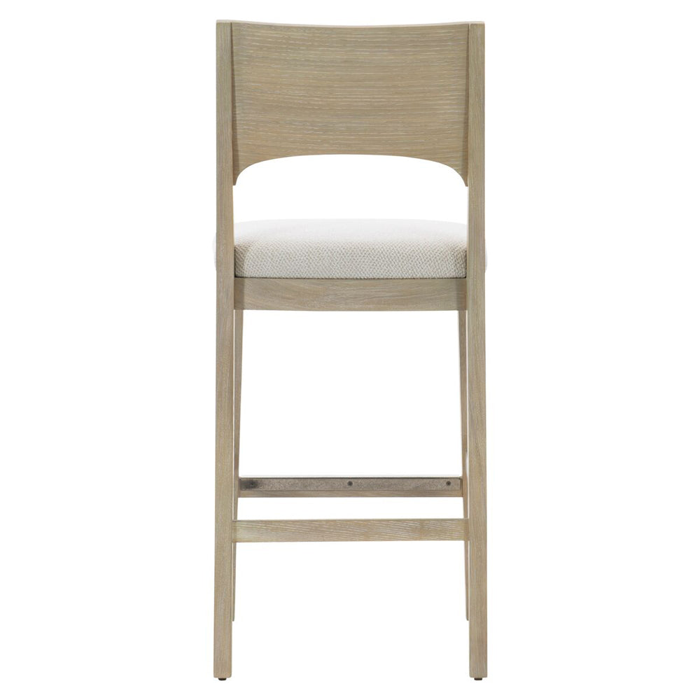 Solaria Wood Back Bar Stool In Fabric B581 | Bernhardt Furniture - 310588