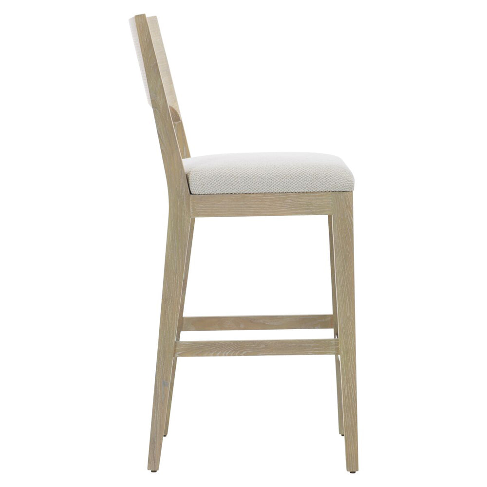 Solaria Wood Back Bar Stool In Fabric B581 | Bernhardt Furniture - 310588