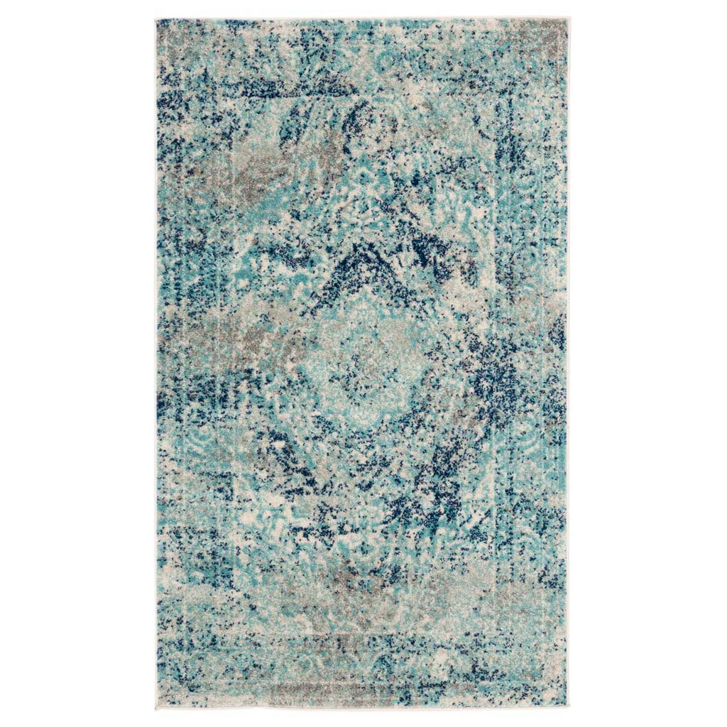 Safavieh Madison Rug Collection MAD152M - Ivory / Blue