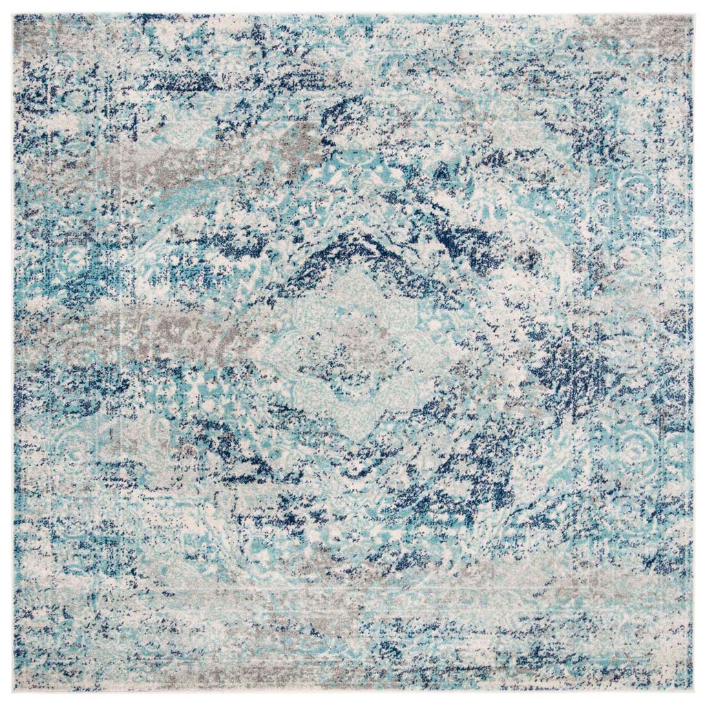 Safavieh Madison Rug Collection MAD152M - Ivory / Blue