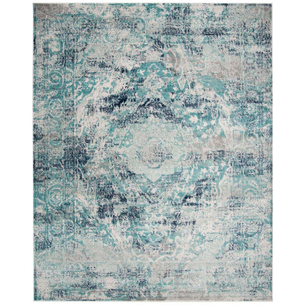 Safavieh Madison Rug Collection MAD152M - Ivory / Blue