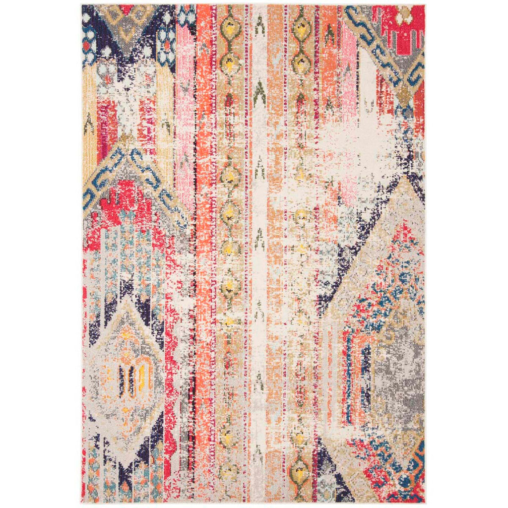 Safavieh Madison 400 Rug Collection MAD422G - Grey / Orange