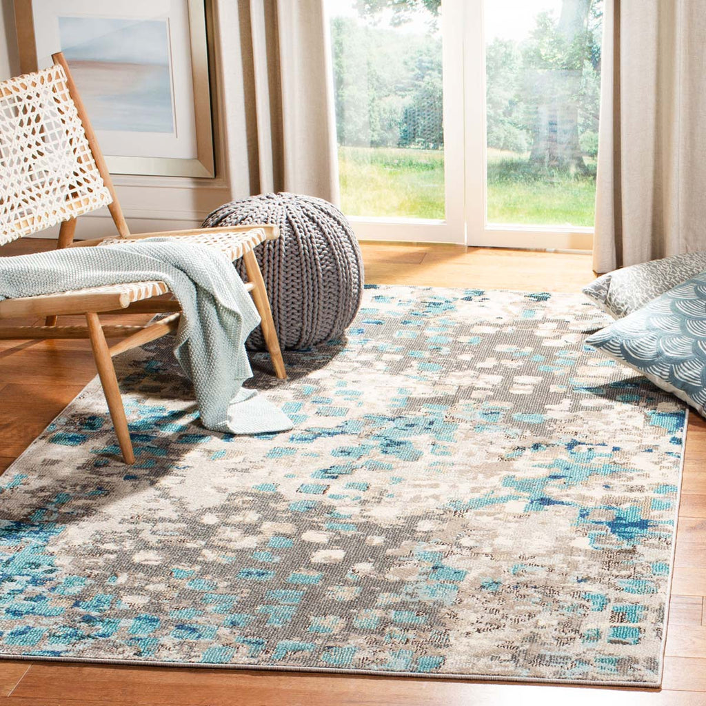 Safavieh Madison 400 Rug Collection MAD425E - Grey / Blue