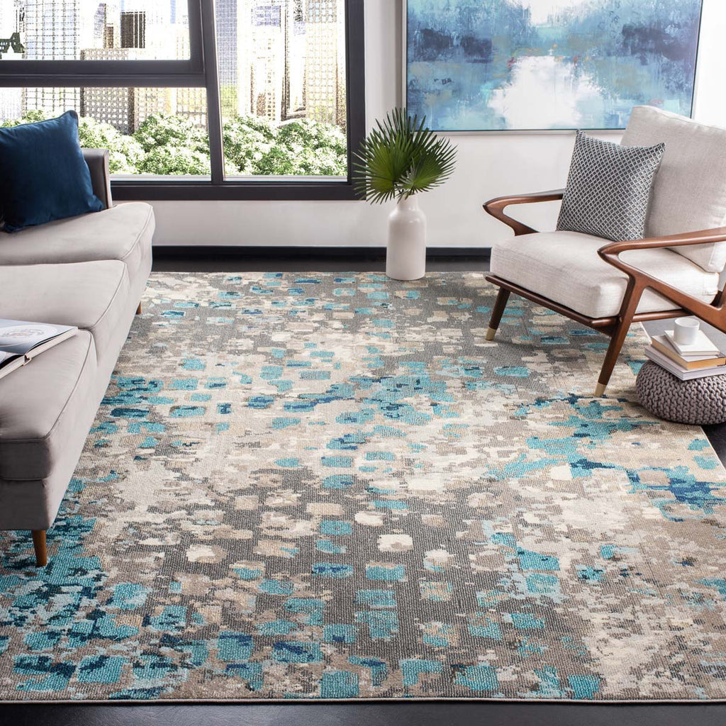 Safavieh Madison 400 Rug Collection MAD425E - Grey / Blue