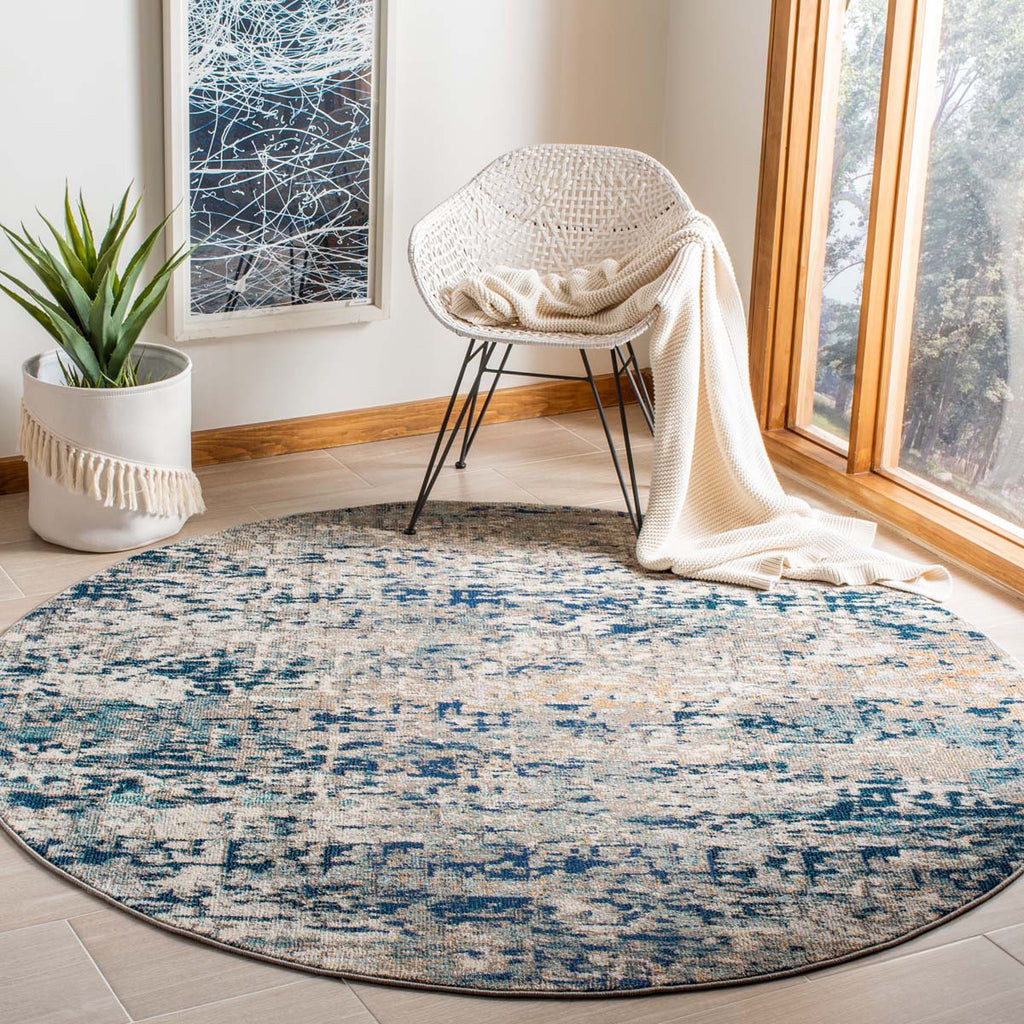 Safavieh Madison 400 Rug Collection MAD460K - Grey / Blue