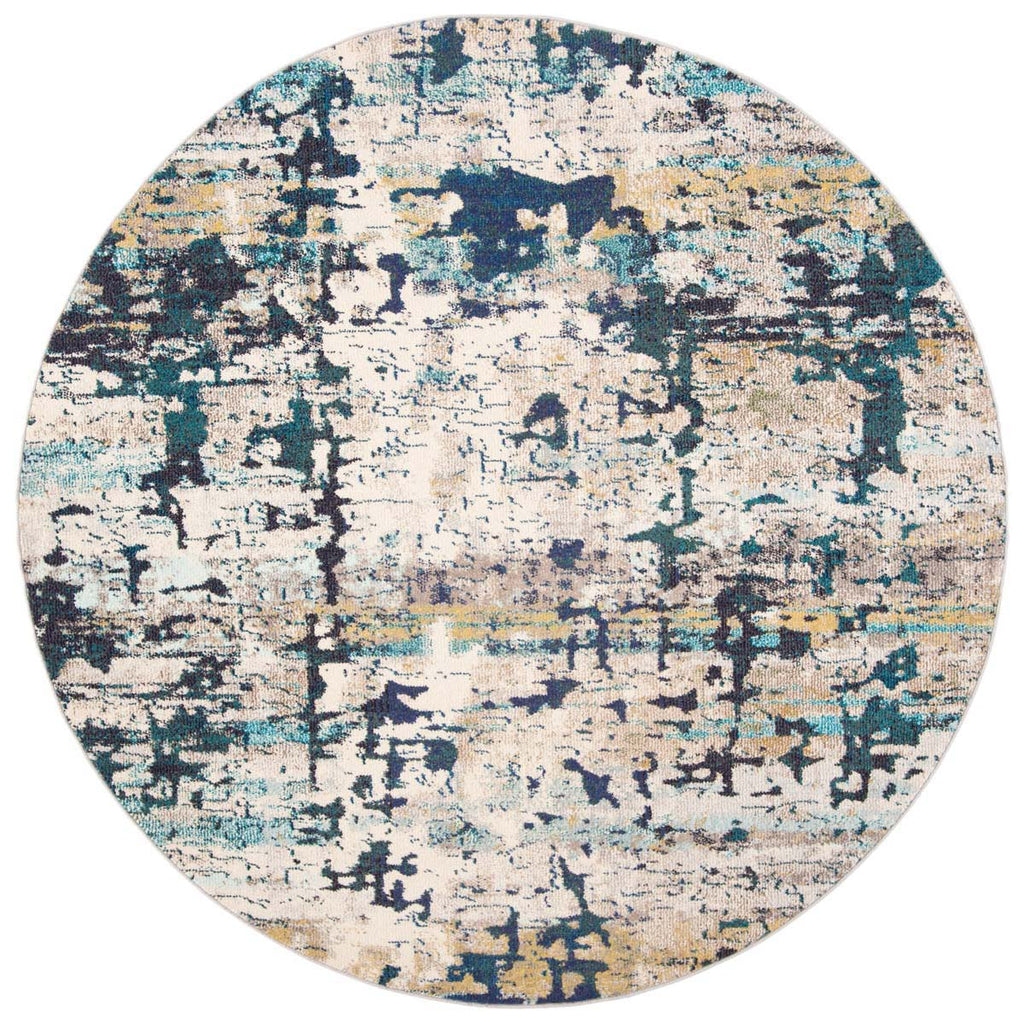 Safavieh Madison 400 Rug Collection MAD469B - Cream / Blue