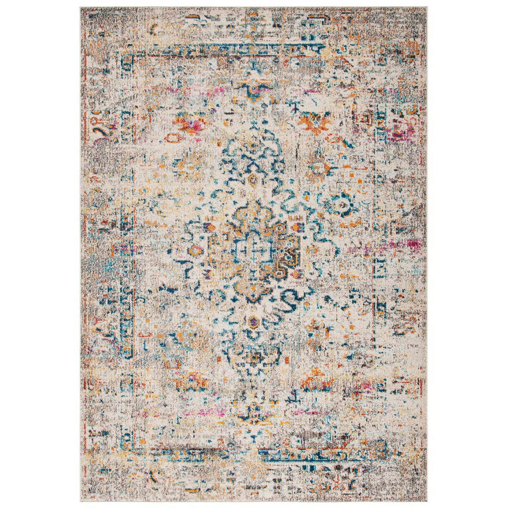 Safavieh Madison 400 Rug Collection MAD474F - Grey / Gold