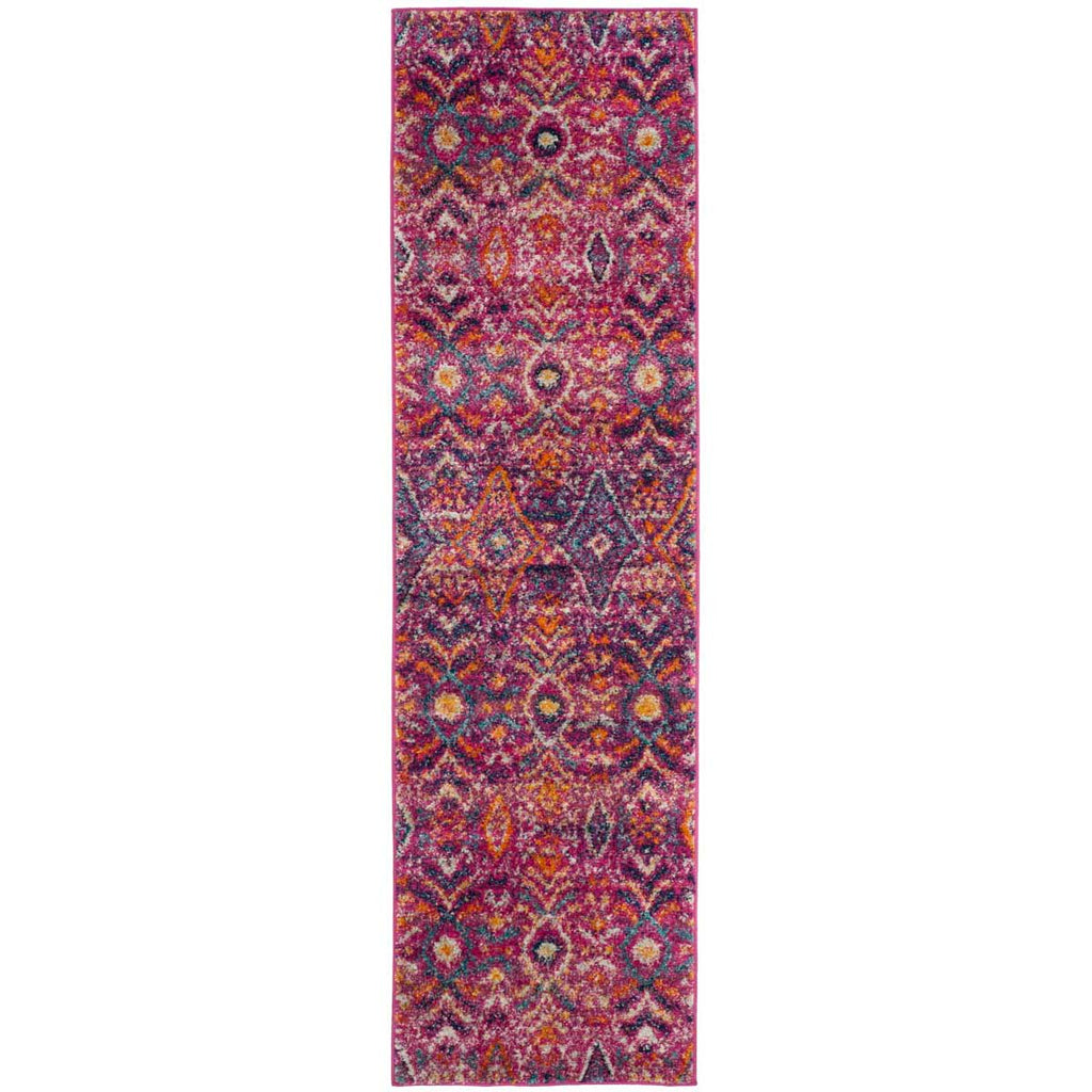 Safavieh Madison Rug Collection MAD610M - Fuchsia / Multi