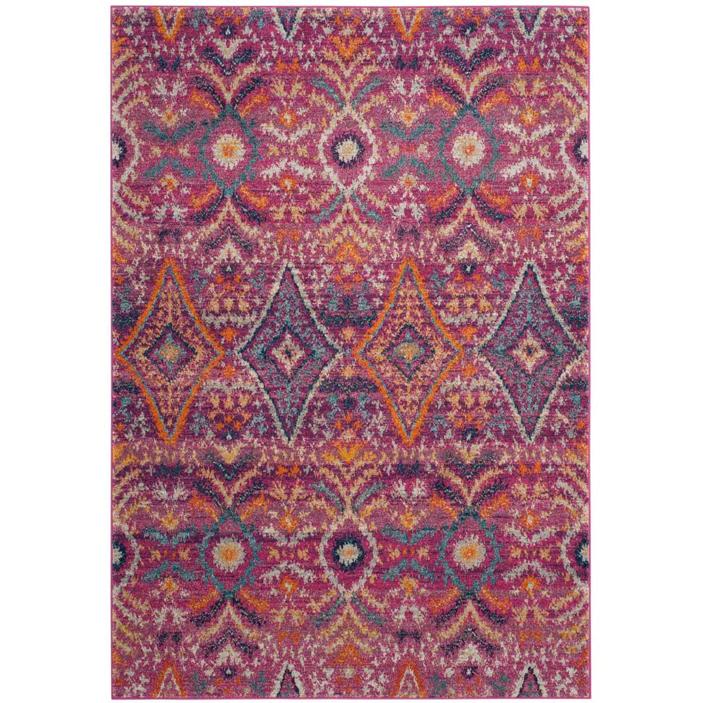 Safavieh Madison Rug Collection MAD610M - Fuchsia / Multi