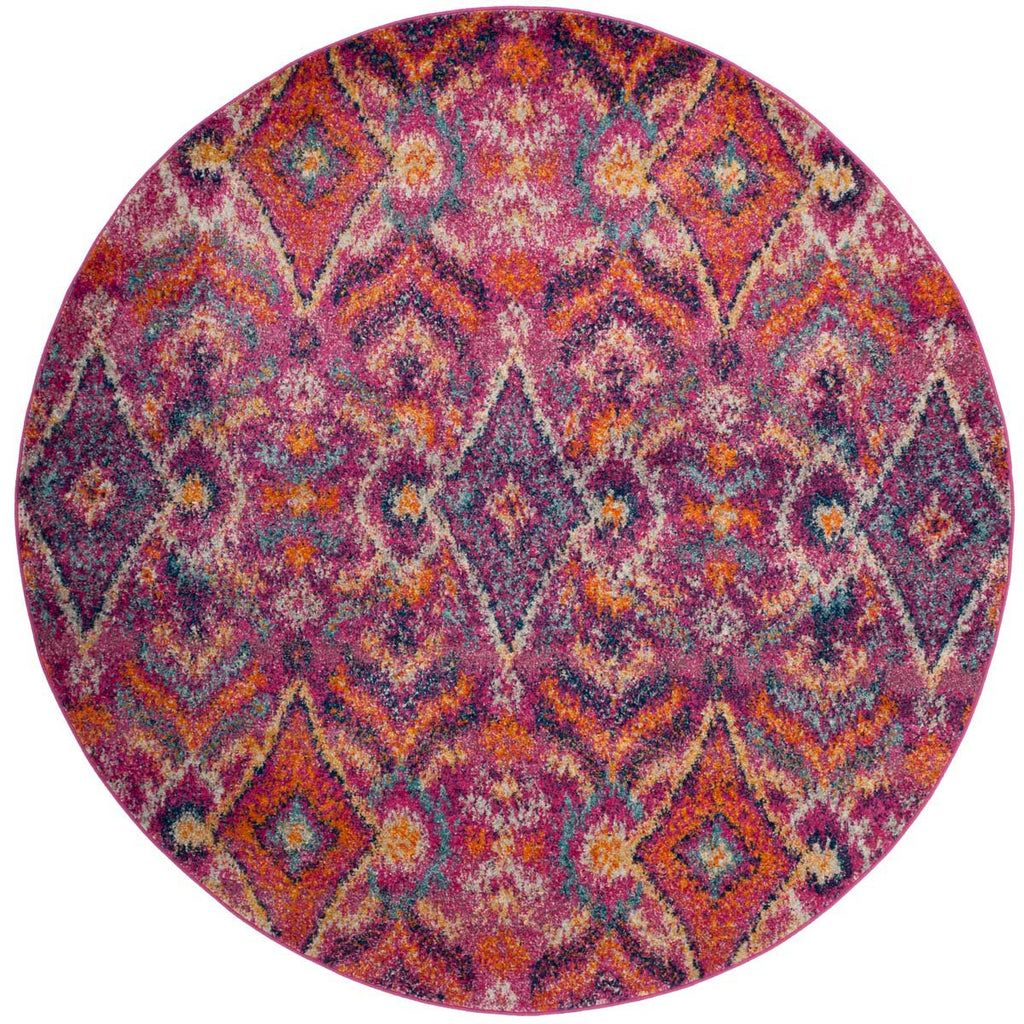 Safavieh Madison Rug Collection MAD610M - Fuchsia / Multi