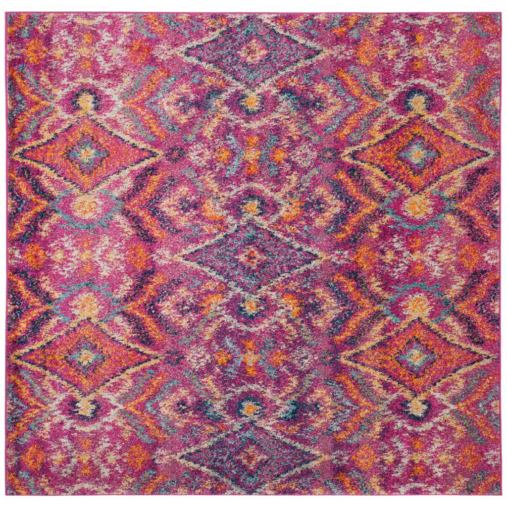 Safavieh Madison Rug Collection MAD610M - Fuchsia / Multi