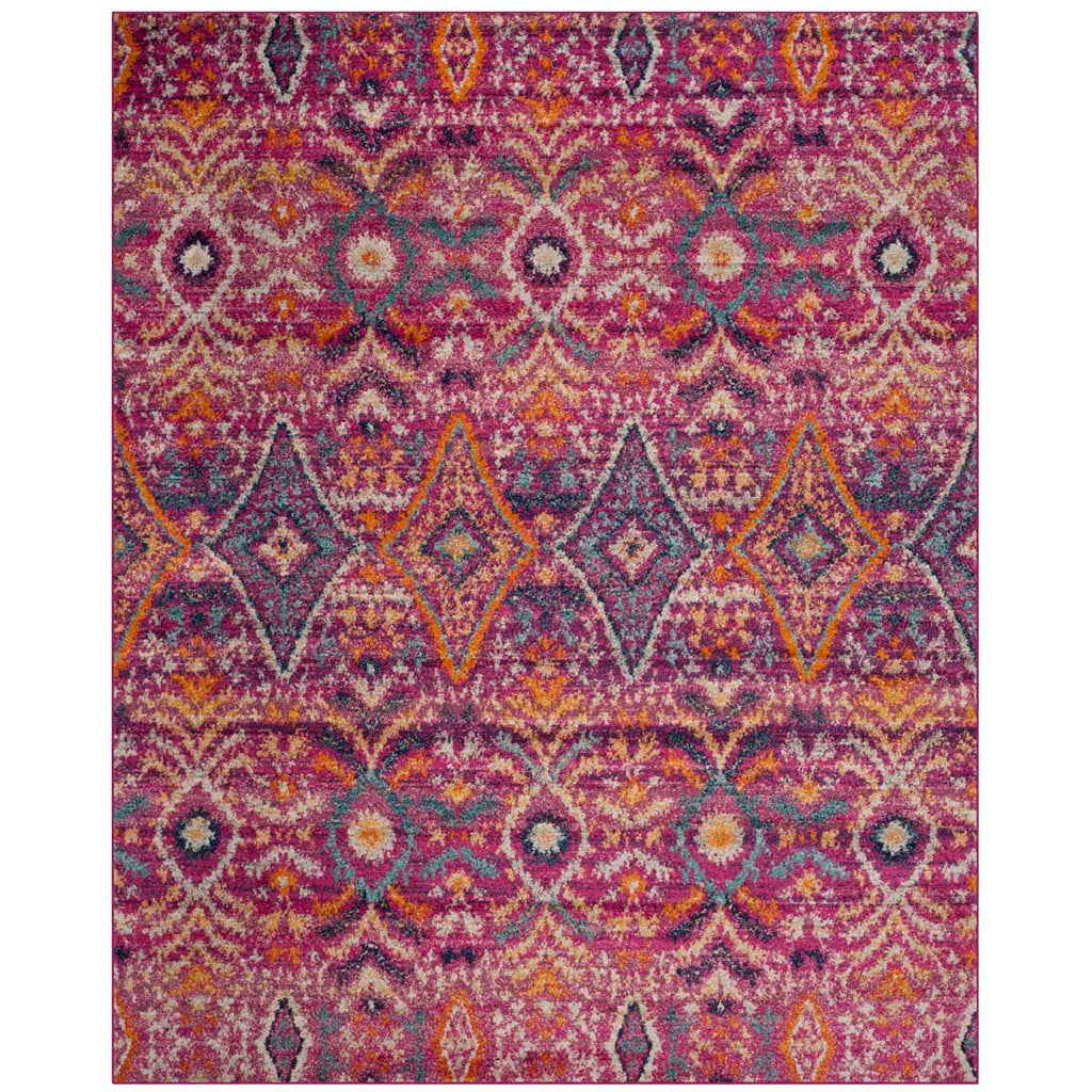 Safavieh Madison Rug Collection MAD610M - Fuchsia / Multi