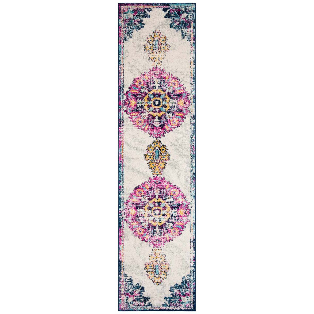 Safavieh Madison 900 Rug Collection MAD913A - Ivory / Fuchsia