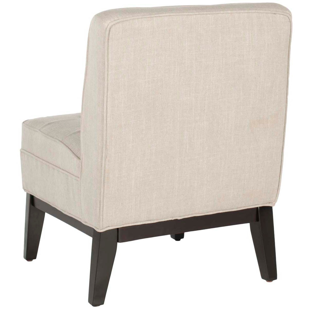 Safavieh Angel Tufted Armless Club Chair - Beige