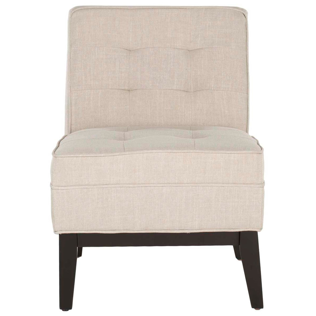 Safavieh Angel Tufted Armless Club Chair - Beige