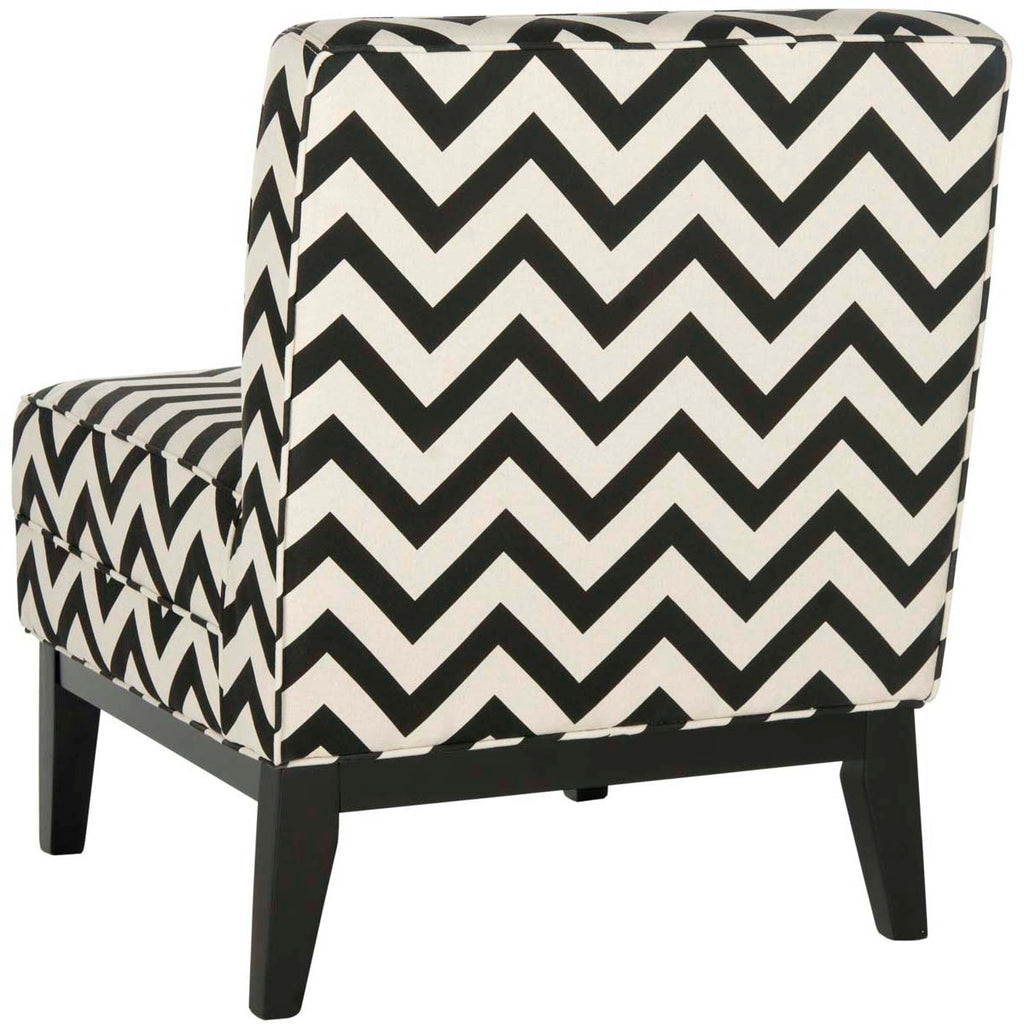 Safavieh Armond Chair - Black / White