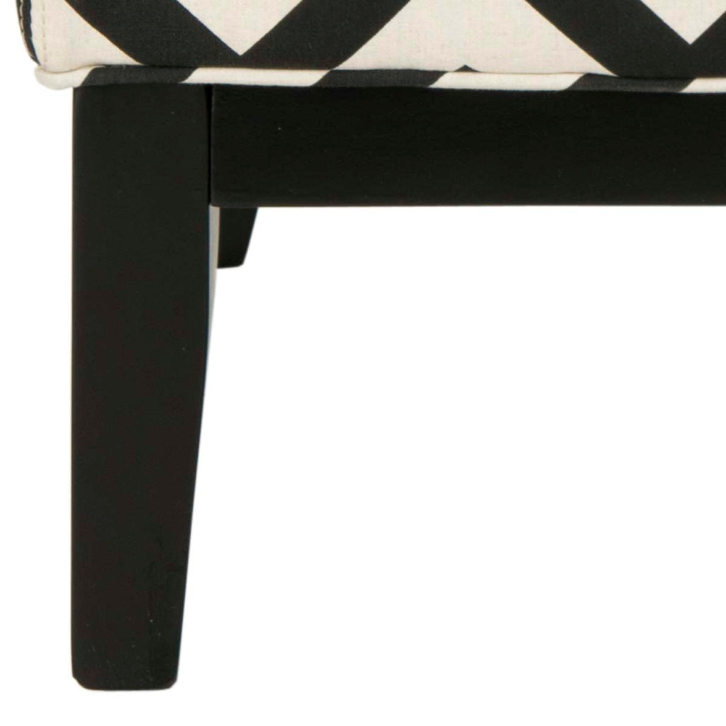 Safavieh Armond Chair - Black / White