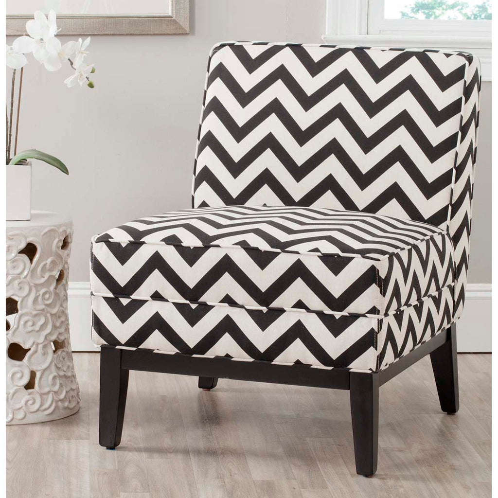 Safavieh Armond Chair - Black / White