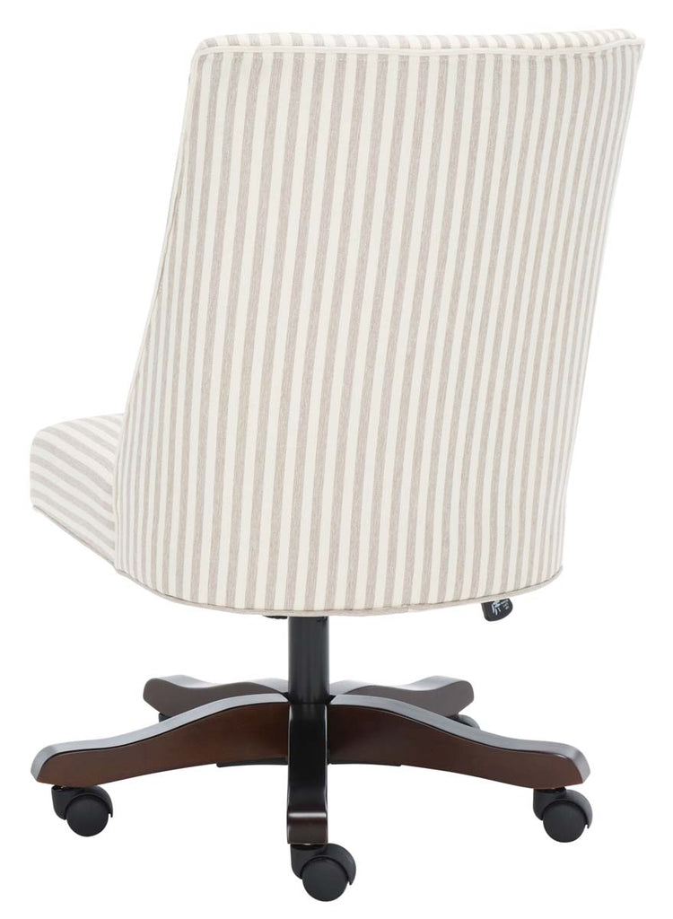 Safavieh Scarlet Desk Chair - Beige Stripe