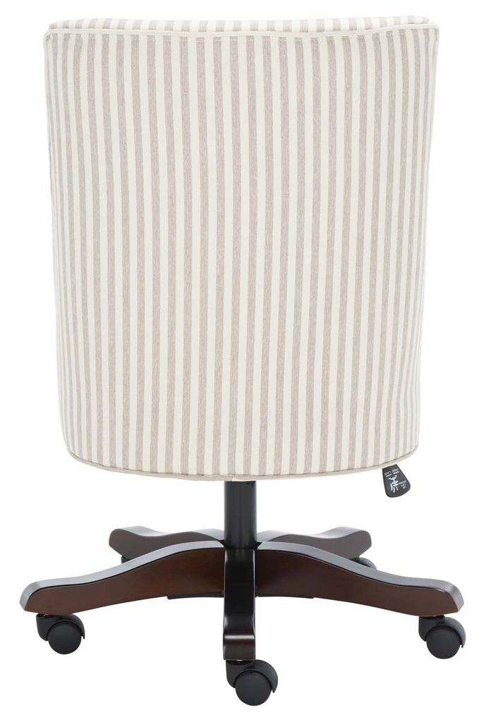 Safavieh Scarlet Desk Chair - Beige Stripe