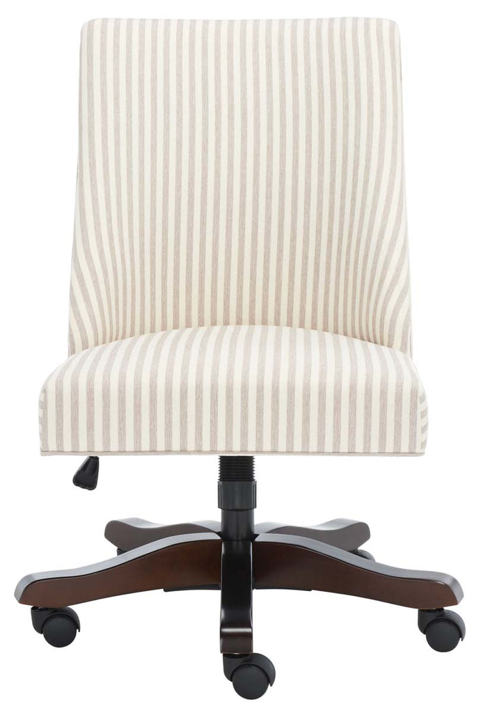 Safavieh Scarlet Desk Chair - Beige Stripe