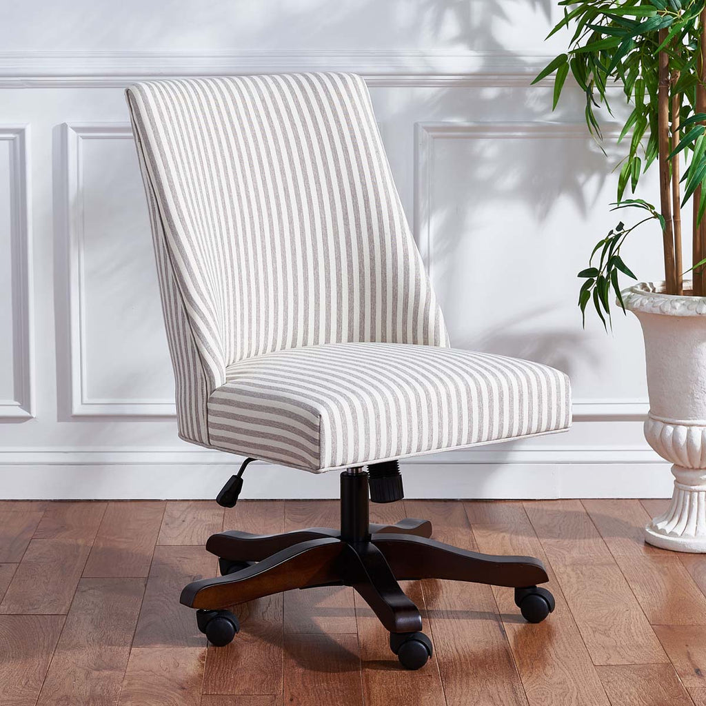 Safavieh Scarlet Desk Chair - Beige Stripe