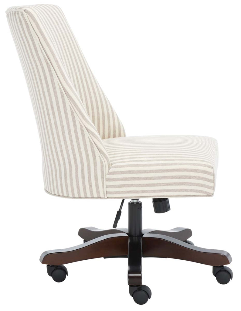 Safavieh Scarlet Desk Chair - Beige Stripe