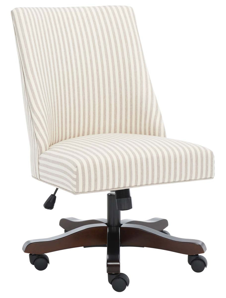 Safavieh Scarlet Desk Chair - Beige Stripe