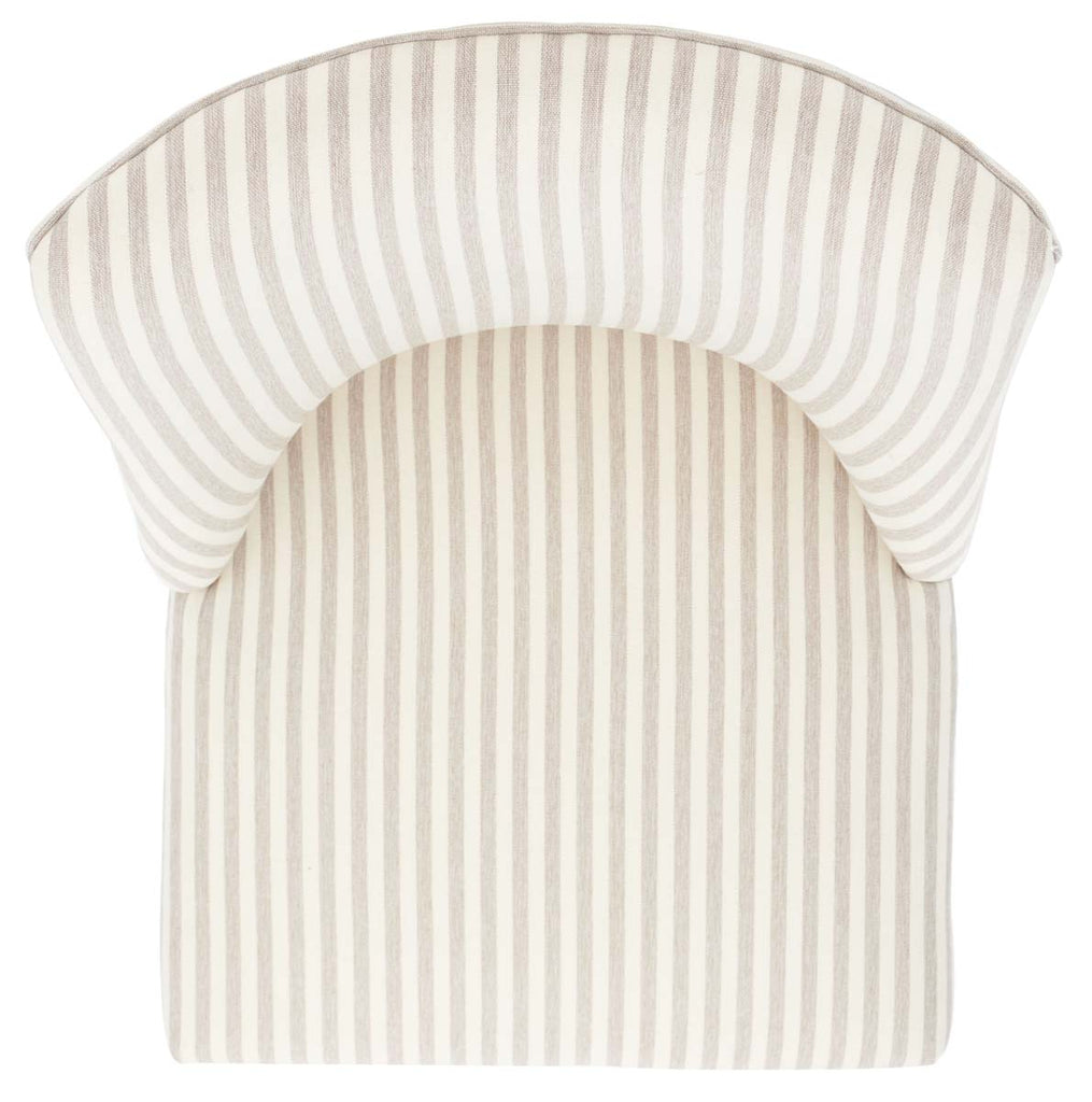 Safavieh Scarlet Desk Chair - Beige Stripe