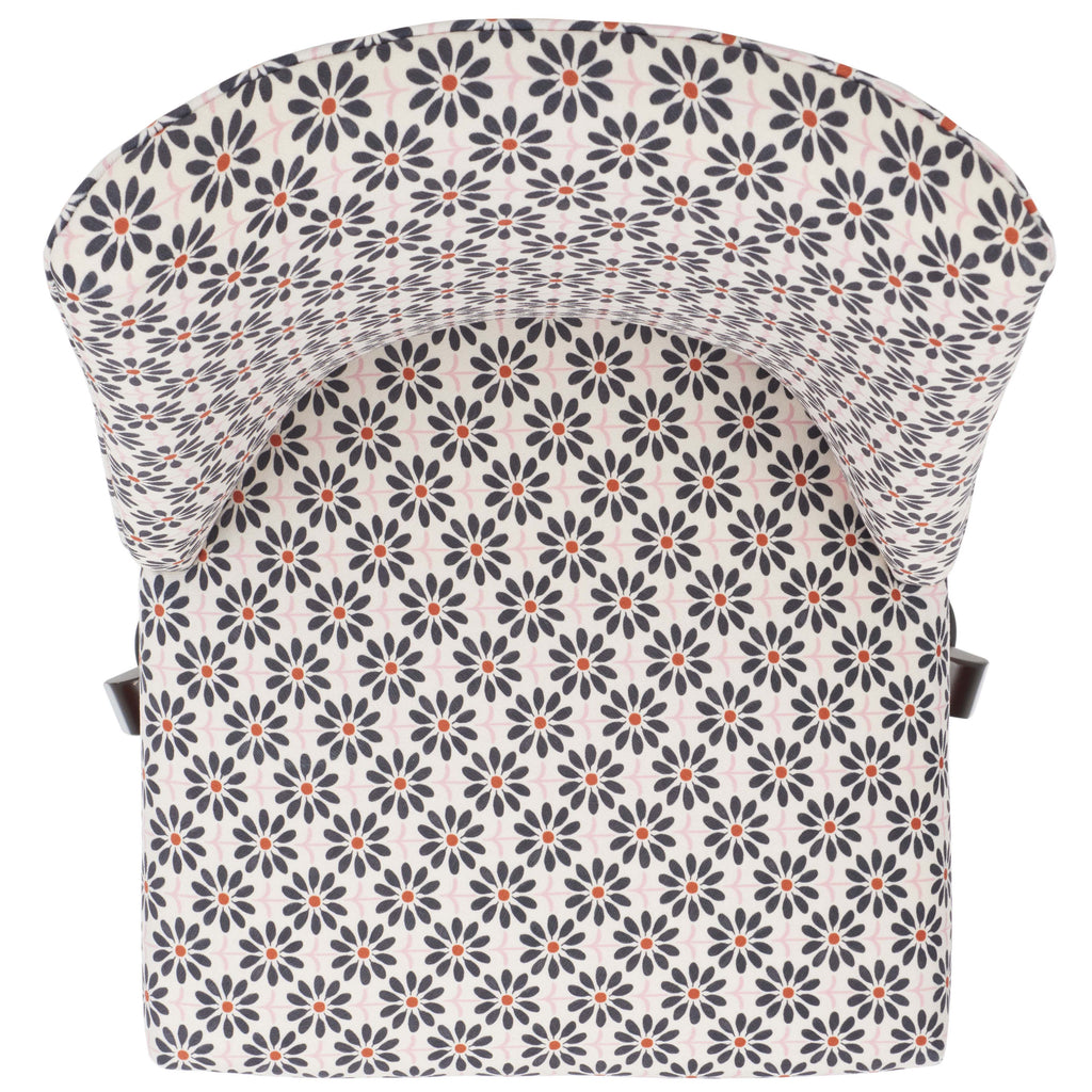 Safavieh Scarlet Desk Chair - Black Flower