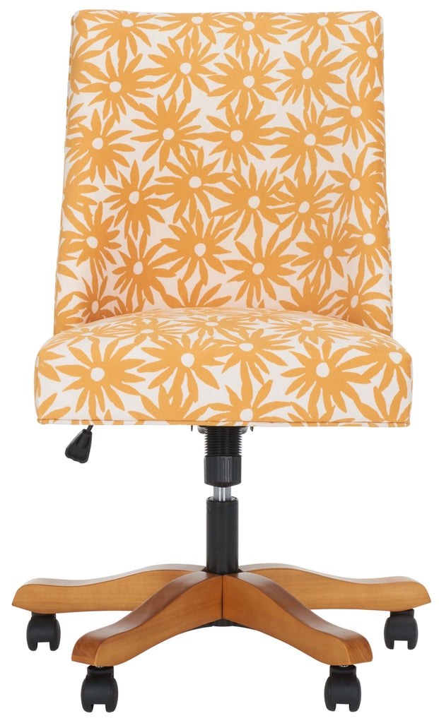 Safavieh Scarlet Desk Chair - Yellow Flower