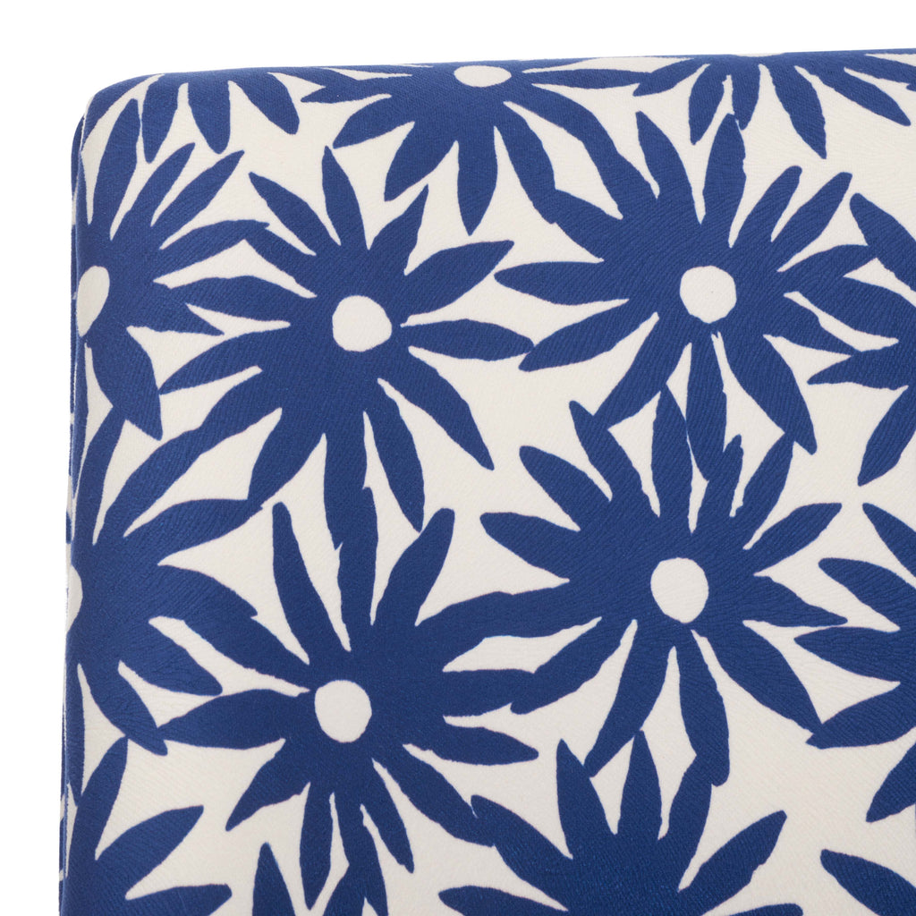 Safavieh Scarlet Desk Chair - Navy Flower