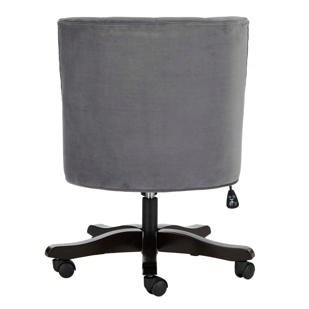 Safavieh Soho Tufted Velvet Swivel Desk Chair - Grey