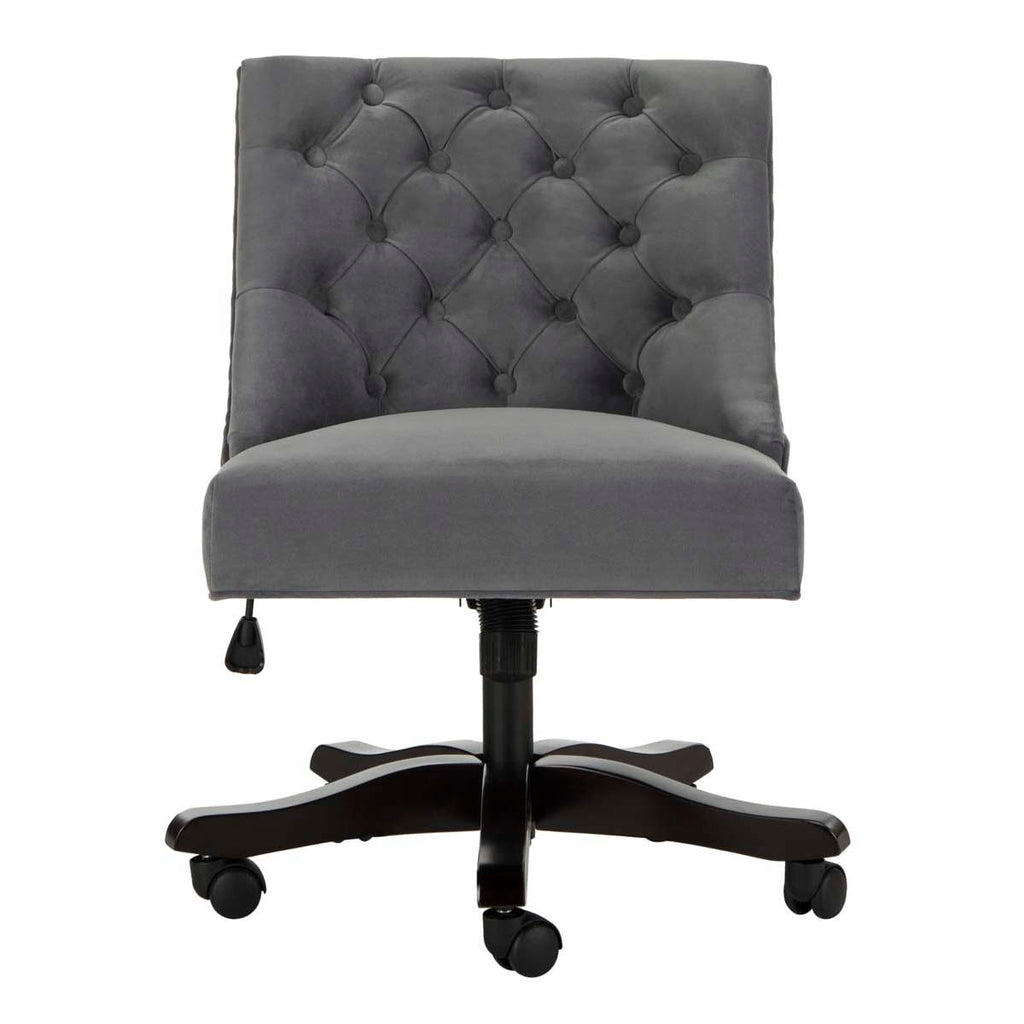 Safavieh Soho Tufted Velvet Swivel Desk Chair - Grey