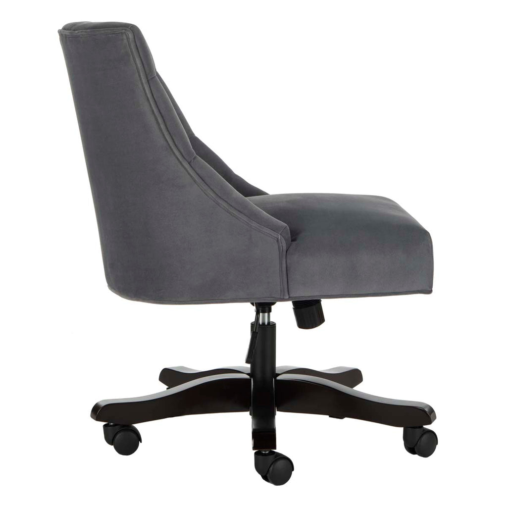 Safavieh Soho Tufted Velvet Swivel Desk Chair - Grey