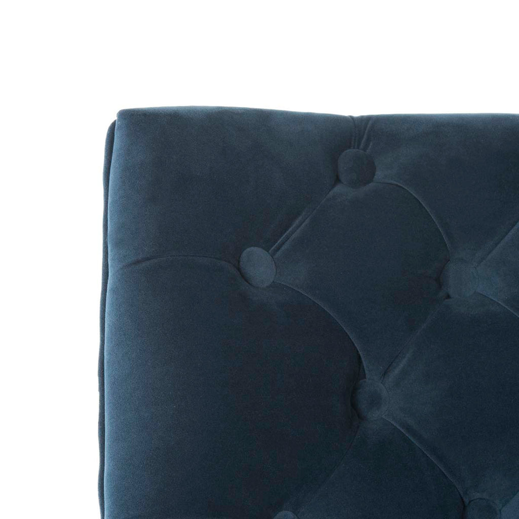 Safavieh Soho Tufted Velvet Swivel Desk Chair - Navy