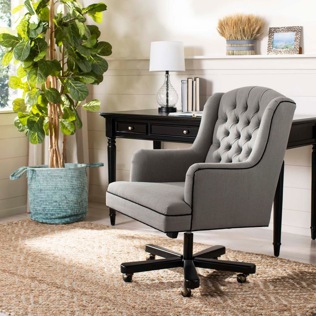 Safavieh Nichols Office Chair - Granite / Black