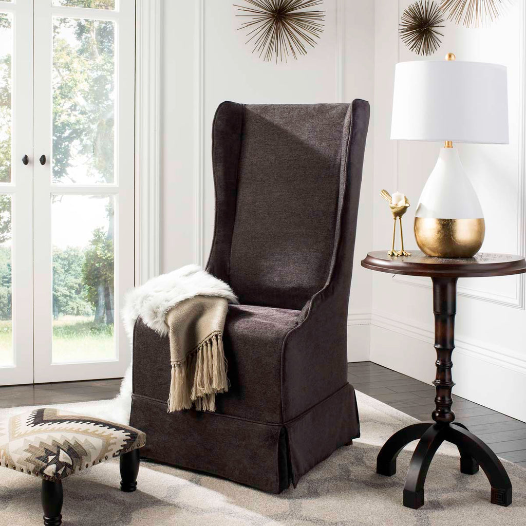 Safavieh Becall 20''H Linen Dining Chair - Grey