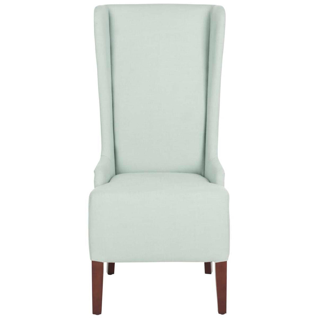 Safavieh Becall 20''H Linen Dining Chair - Seafoam / Green