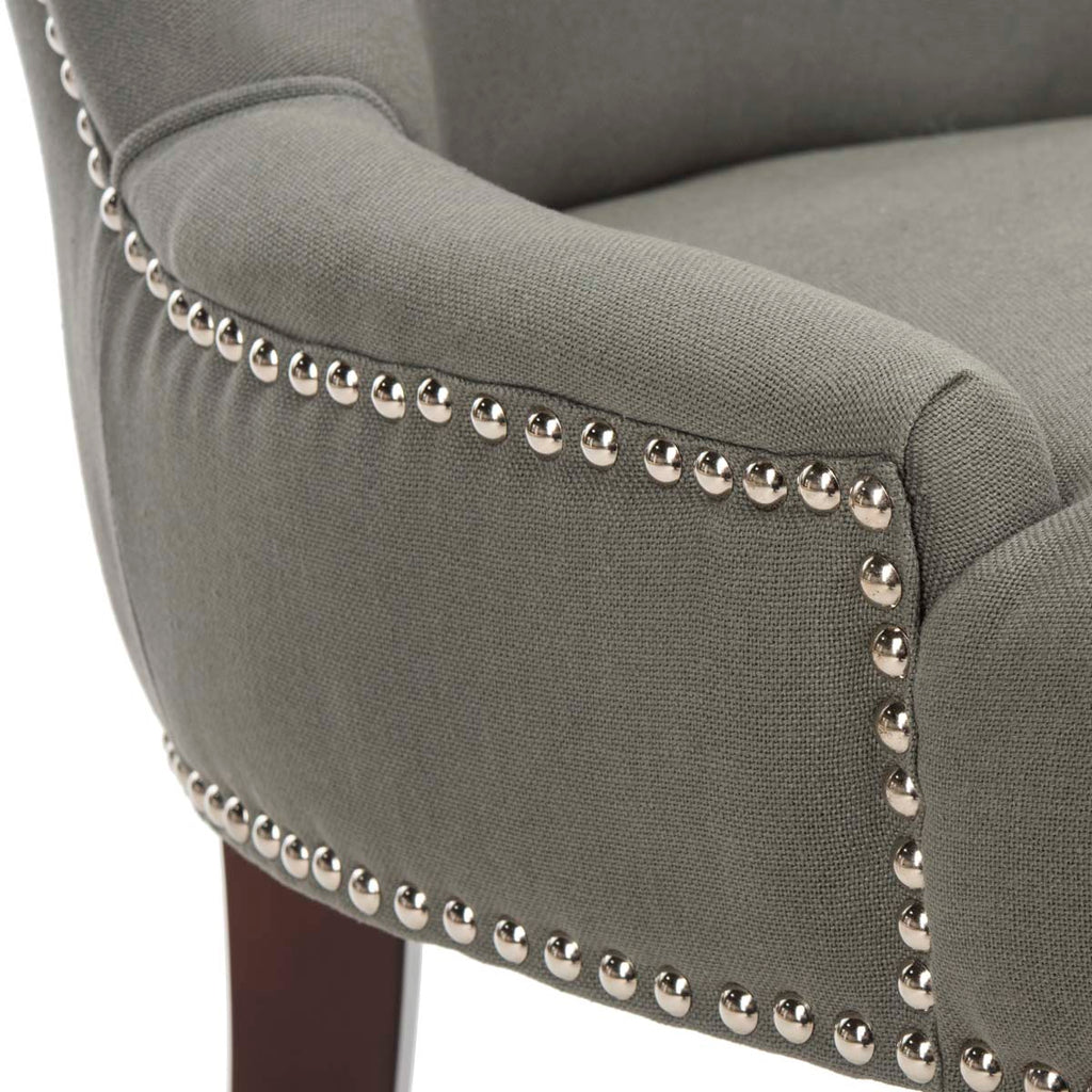 Safavieh Becca 19''H Side Chair Silver Nail Heads - Seamist