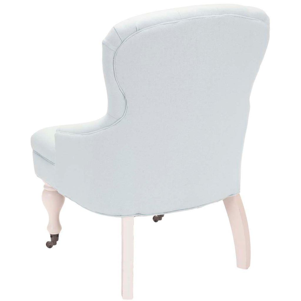 Safavieh Falcon Tufted Arm Chair - Robins Egg Blue