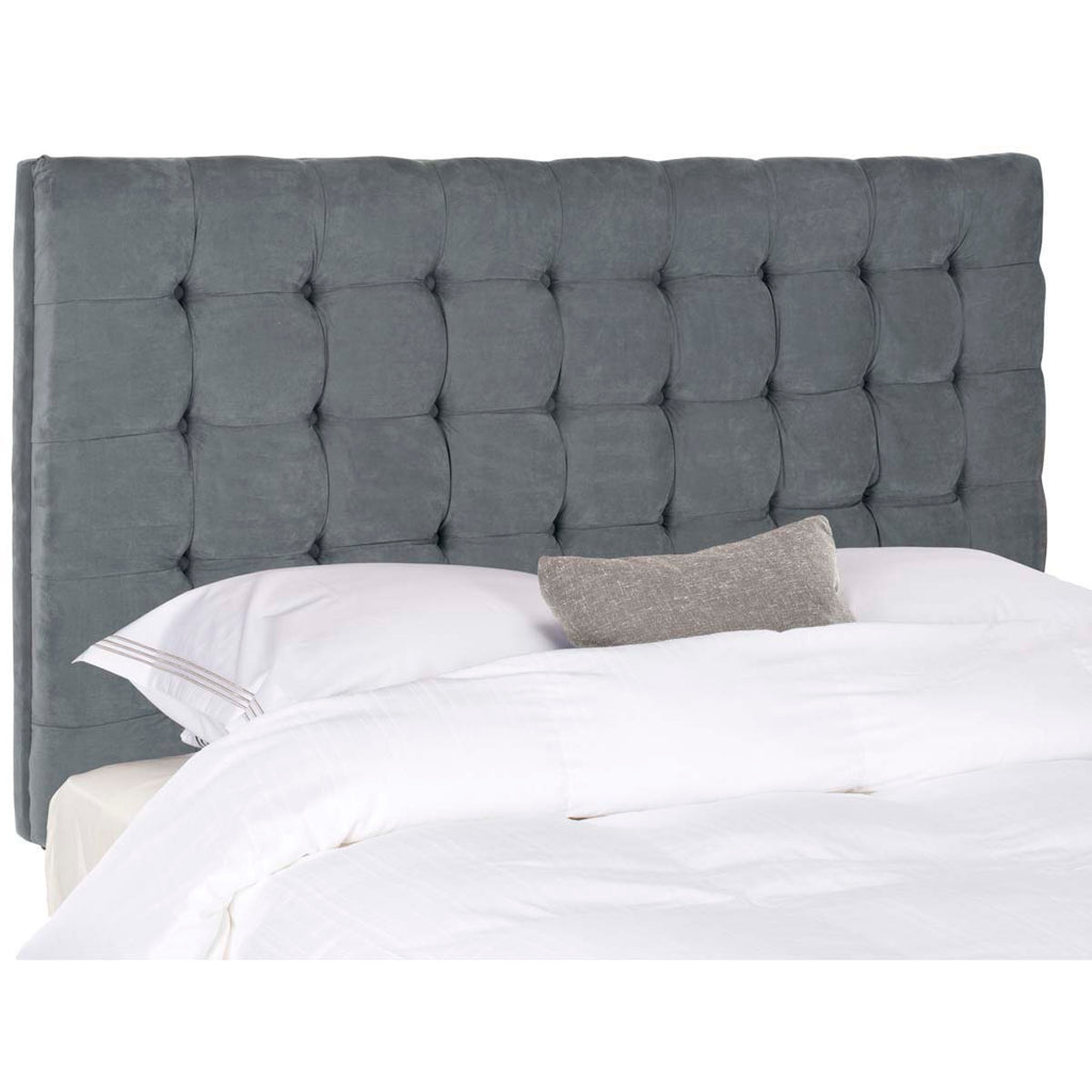 Safavieh Lamar Grey Tufted Headboard - Grey