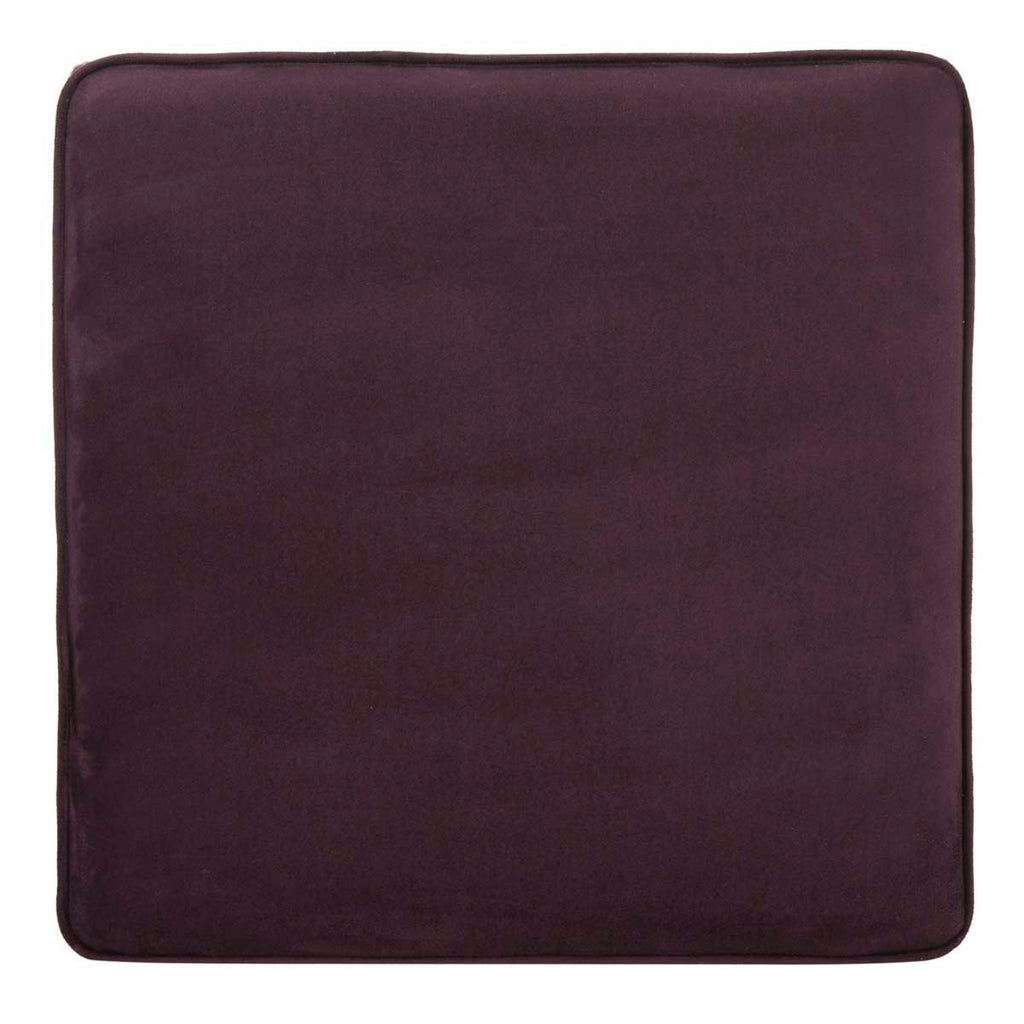 Safavieh Mystic Ottoman - Silver Nail Heads - Plum