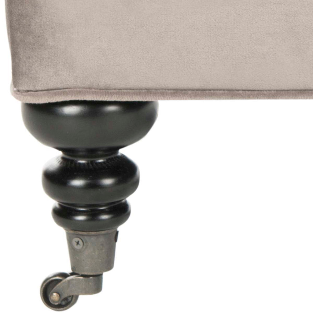 Safavieh Angeline Tufted Ottoman - Mushroom